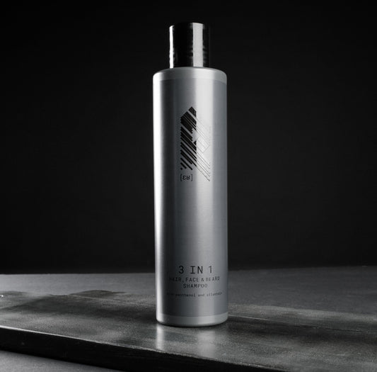 3 IN 1 HAIR, FACE & BEARD SHAMPOO 250ml